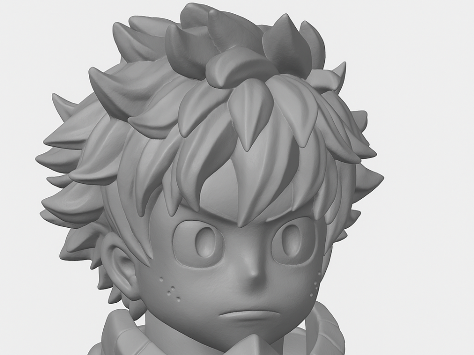 Deku Bust Statue