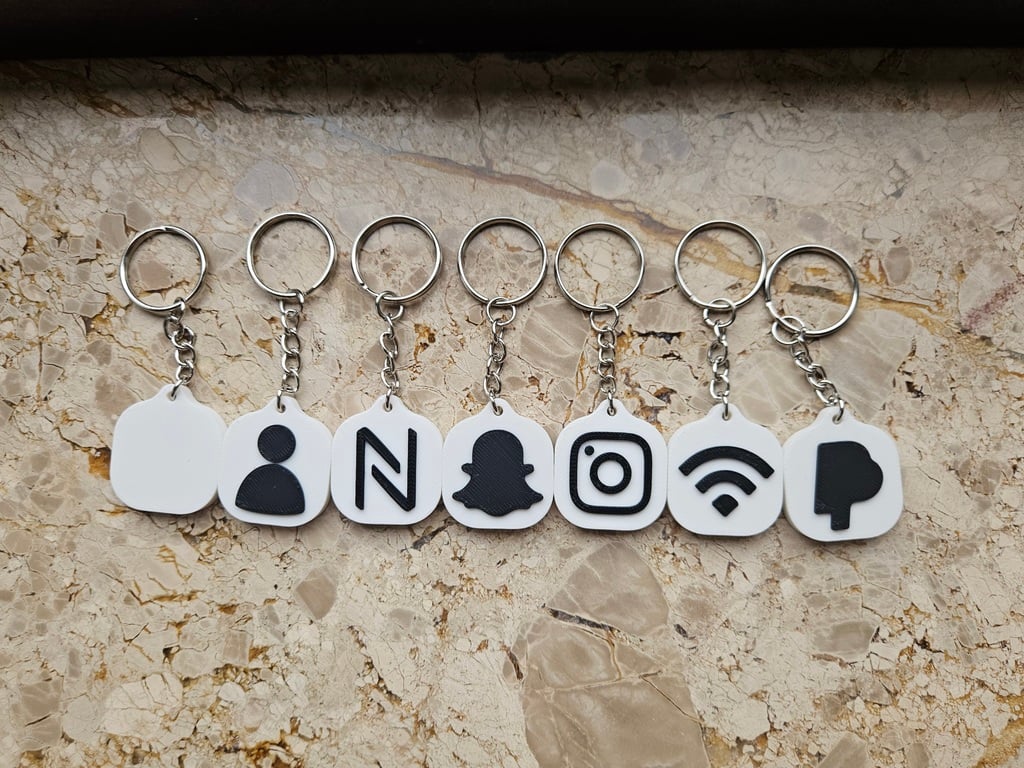 NFC Tag Keychains