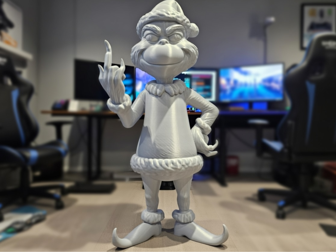 Life-Size Grinch Middle Finger1200mm Display Model