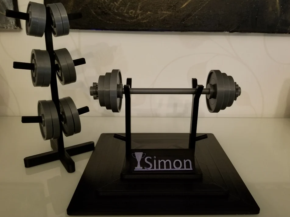 Weights and bar to show ur pr