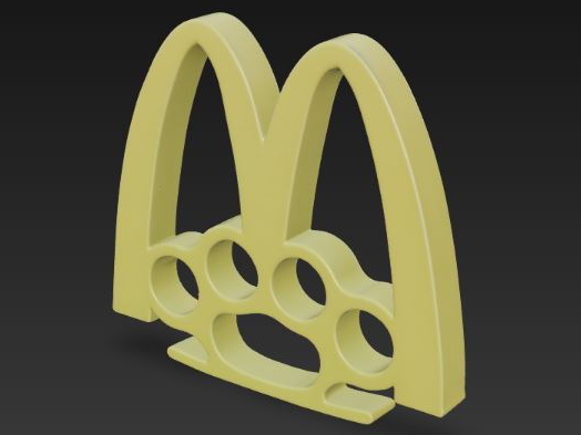 Brass Knuckles -- McDonald's Themed