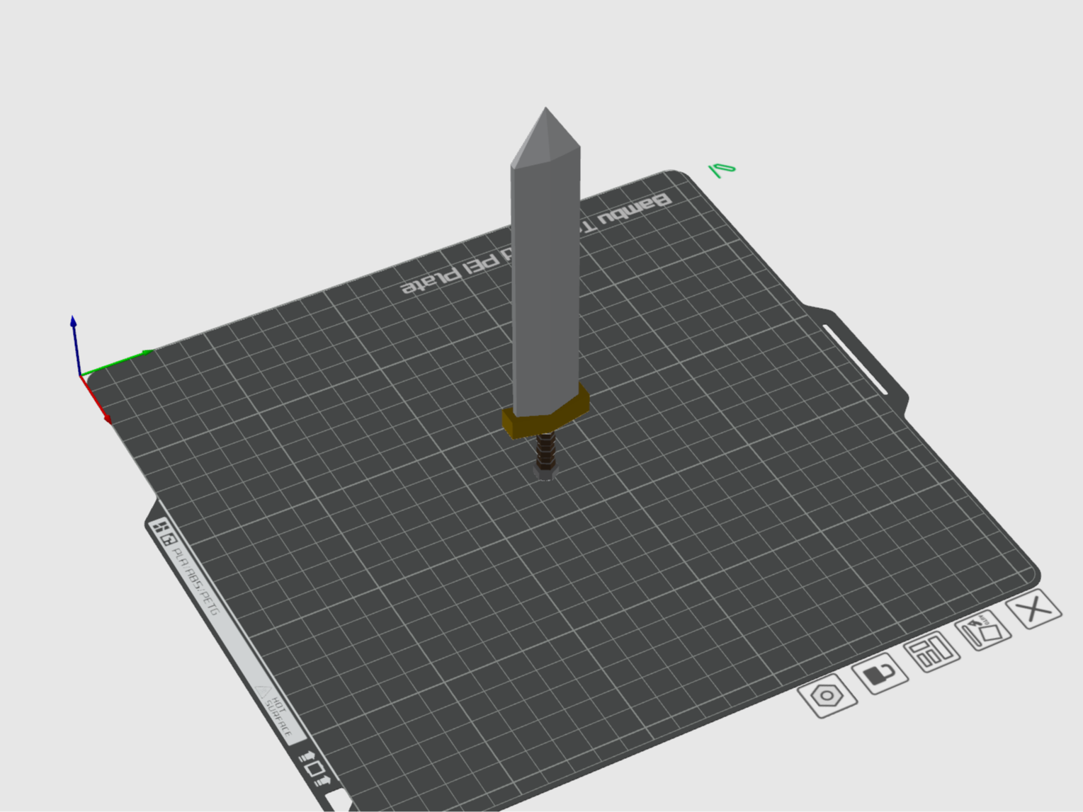 Medieval Heavy Sword – Fantasy TTRPG Prop