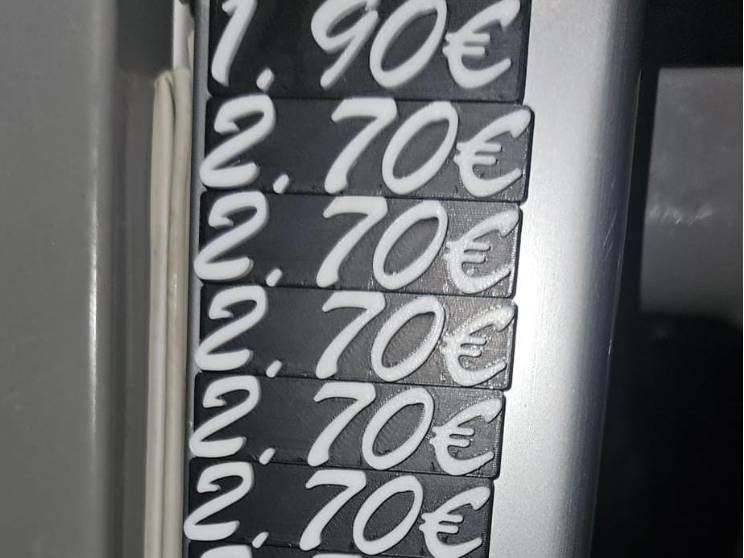 prezzo calamitato per prezziario
