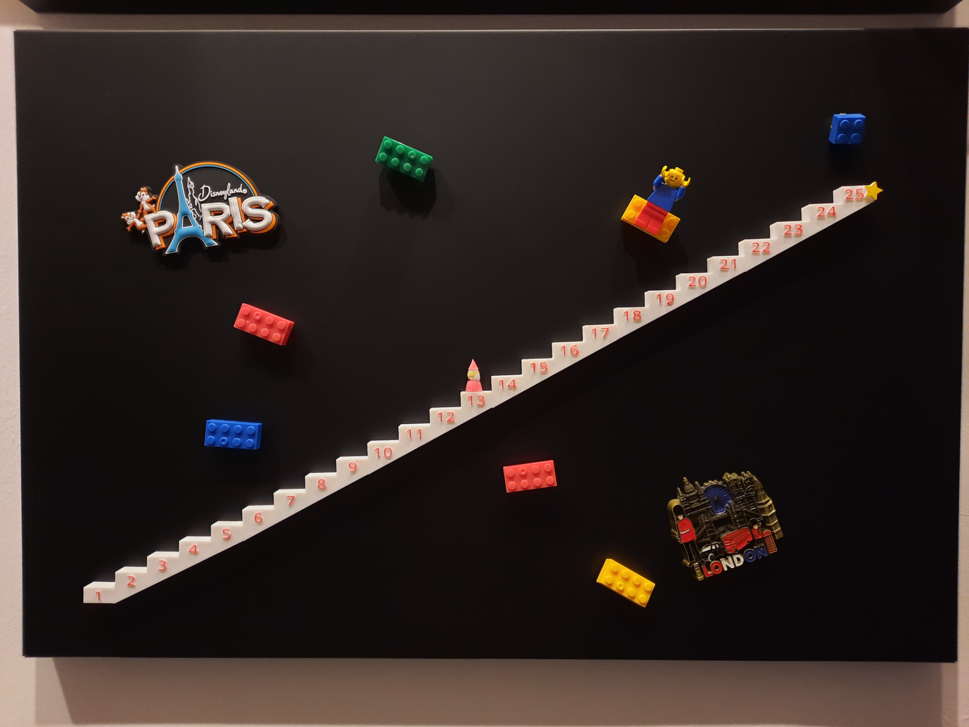 Christmas staircase calendar!