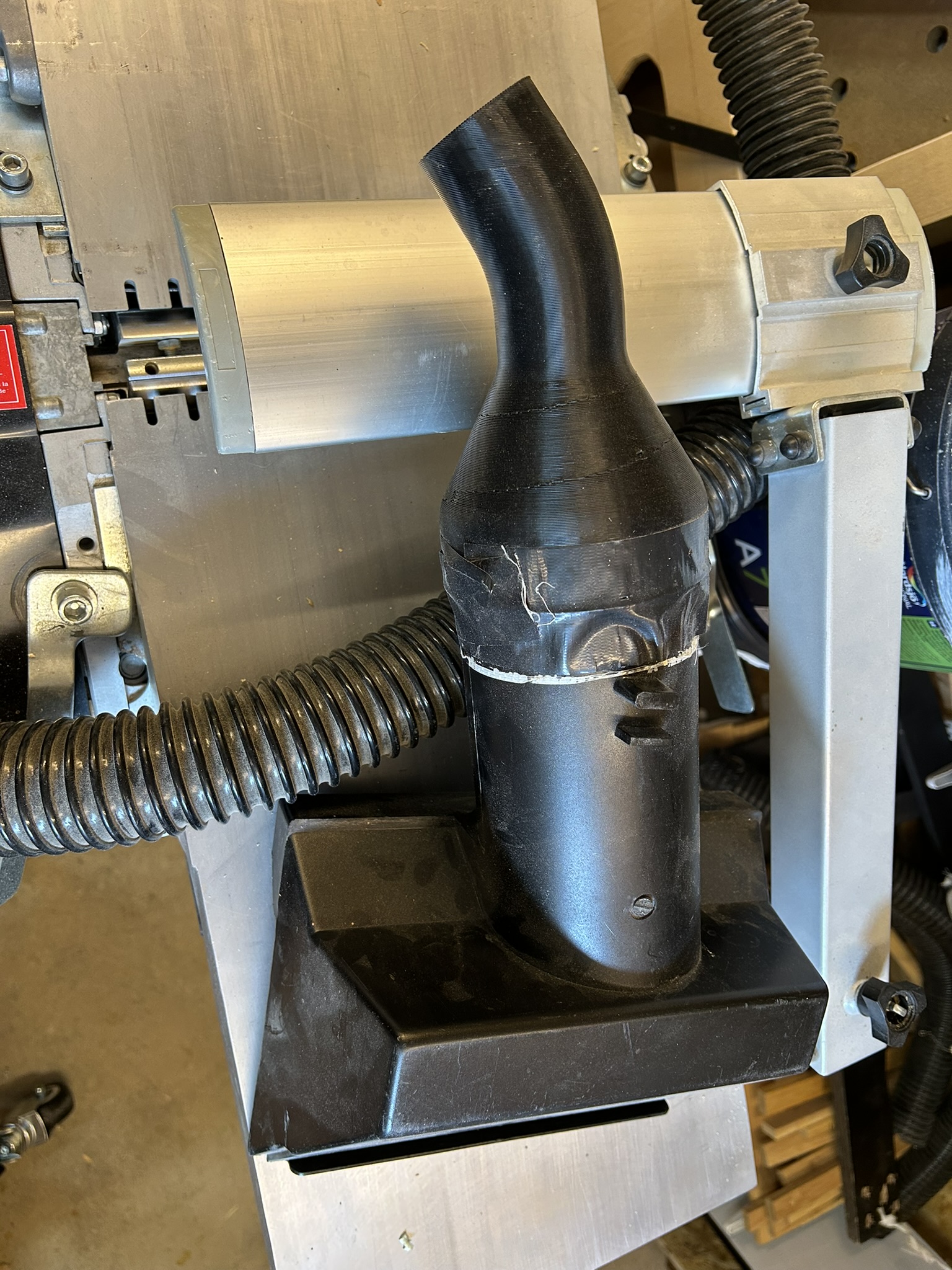 Adapter for planer/thicknesser HC260 Ø100 to Ø50mm