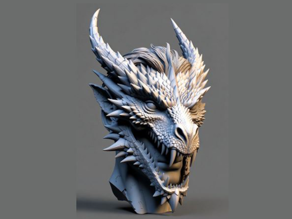 Dragon Warden Mask – Modular Fantasy Helmet STL