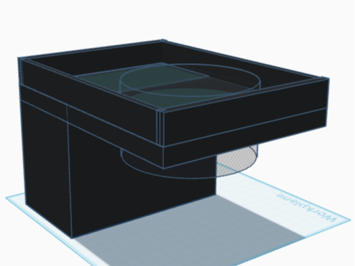 3D printed filter sock holder