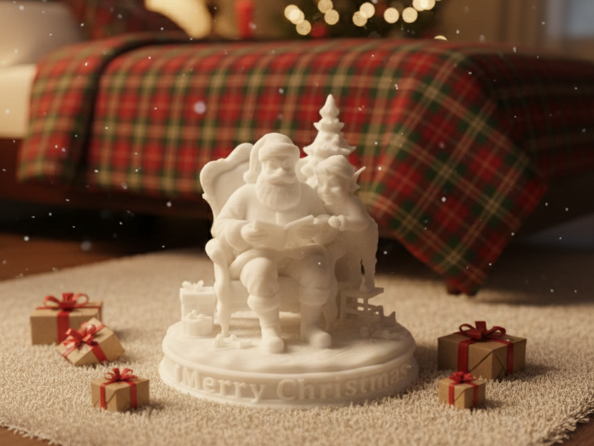 Santa & Elf Reading