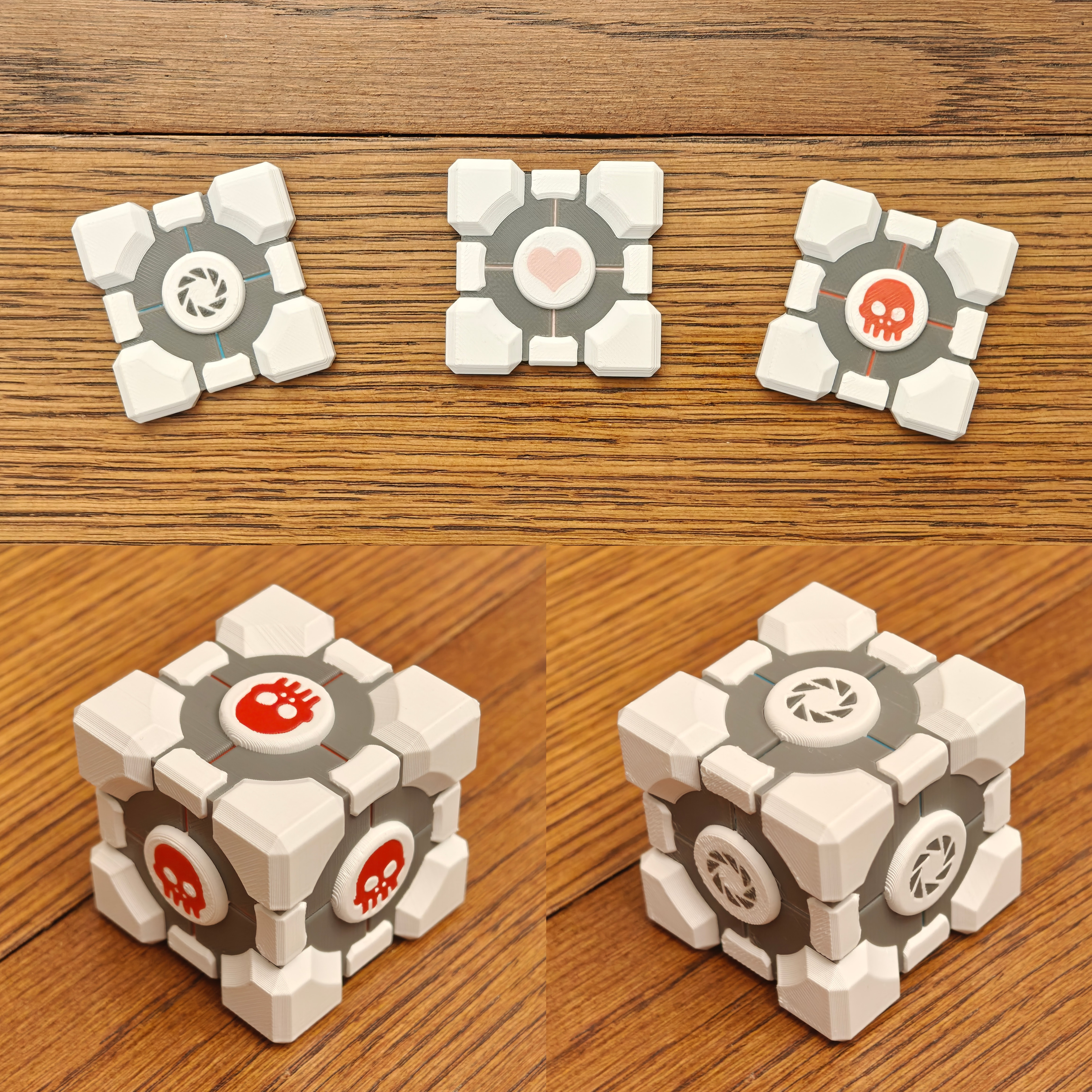 Portal Multi-Material Storage Cube Collection