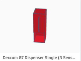 Dexcom G7 Dispenser Single (3 Sensors)
