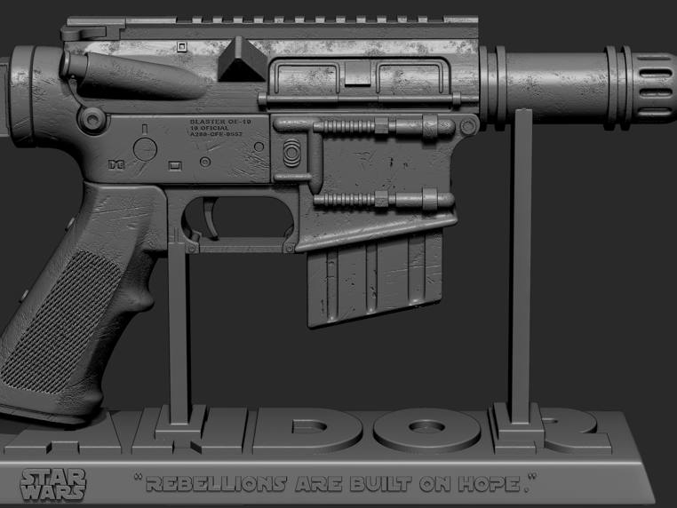 Star wars Cassian Andor Blaster gun A280