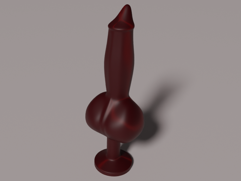 Dildo with a knot