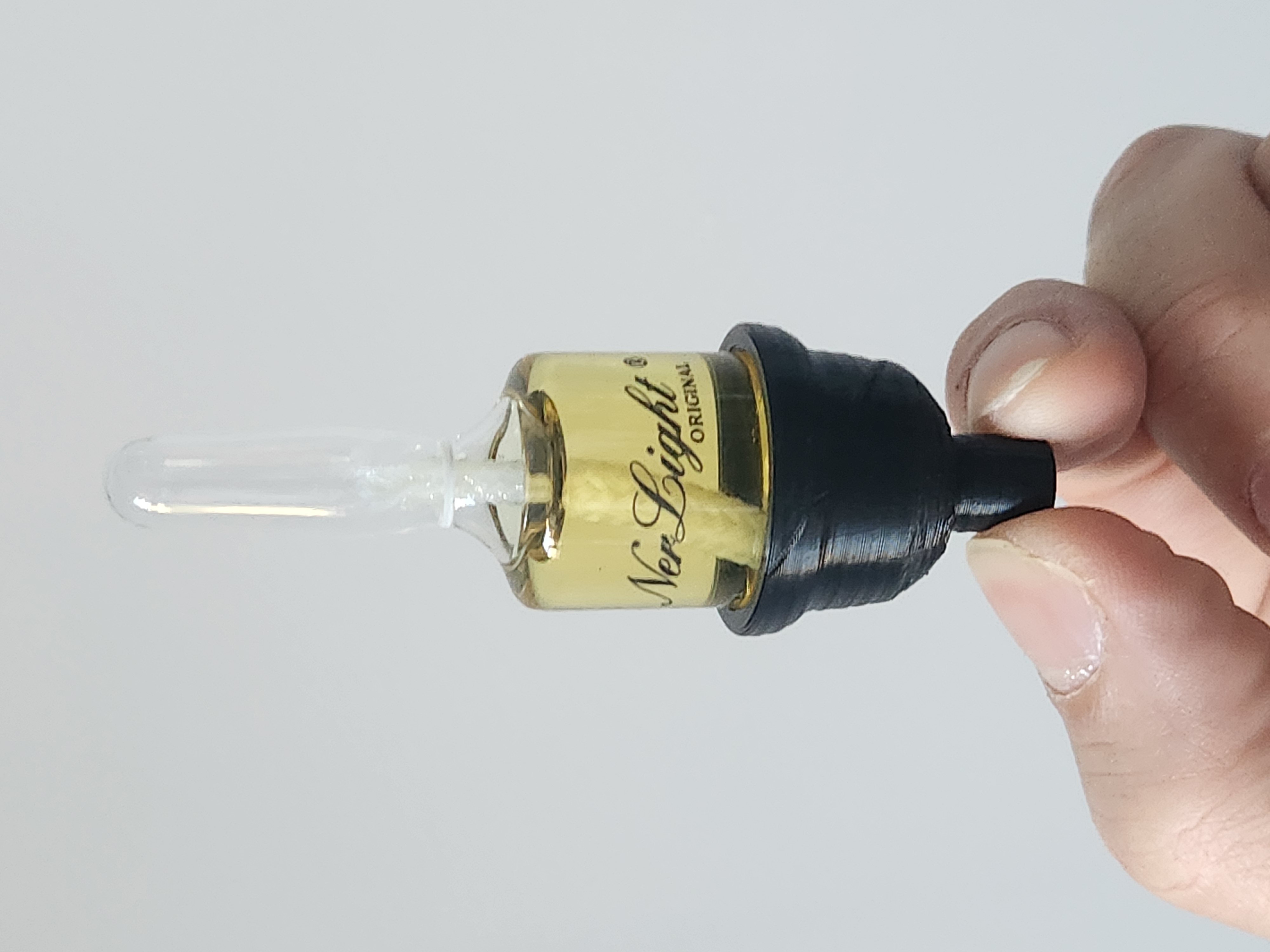 Oil vial adapter for candle Chanukiah / Menorah