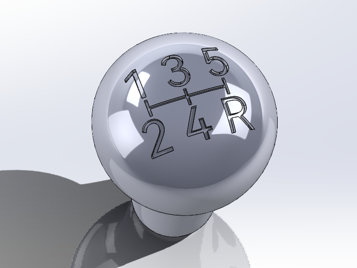ZF5 Shift knob - Press Fit