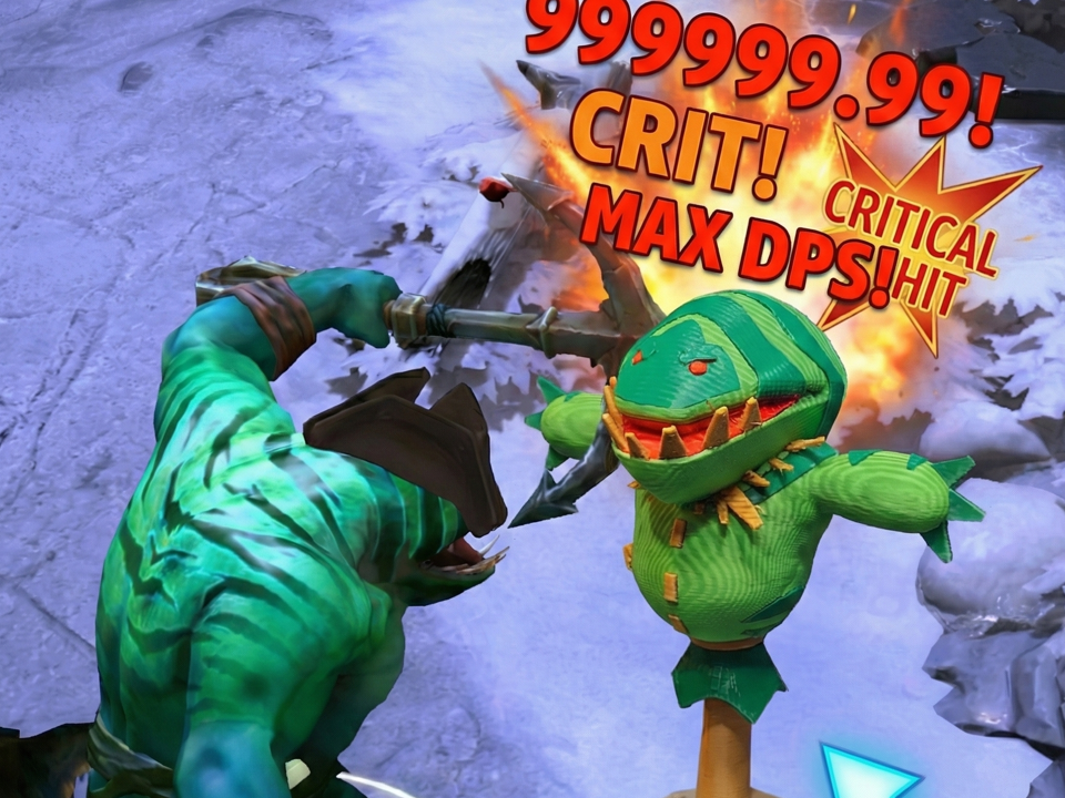 Dota2 斧王岛 潮汐假人 Tidehunter Dummy