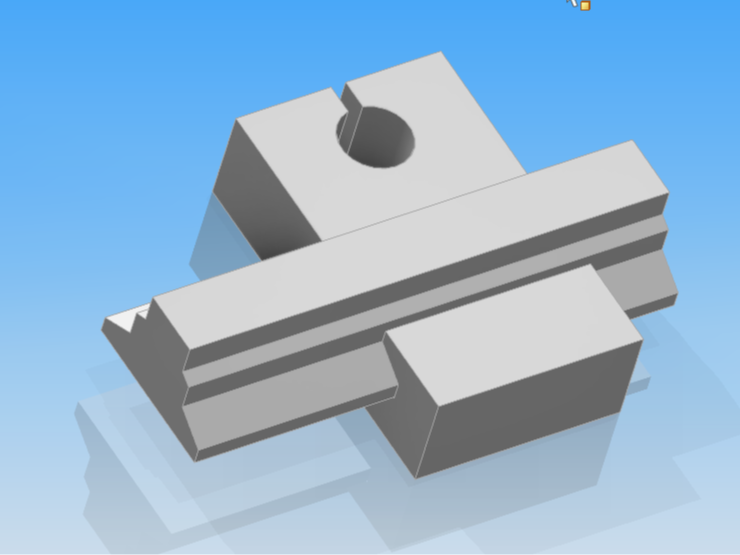 Ensemble glissière pour capot piscine