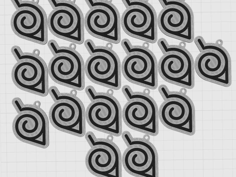 Chaveiro Naruto Konoha