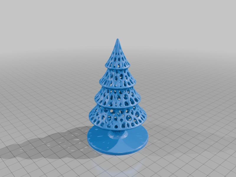Christmas tree voronoi style