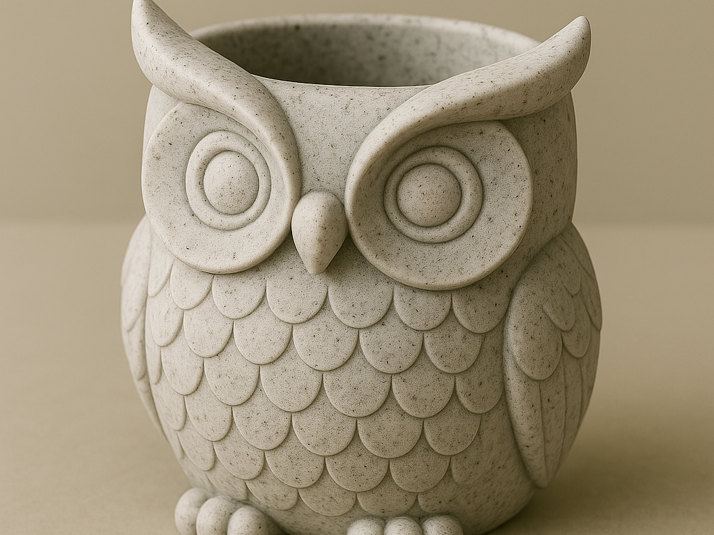 owl plantpot