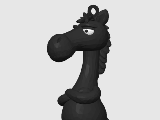 2026 Mascot Cool Horse Pendant/Keychain