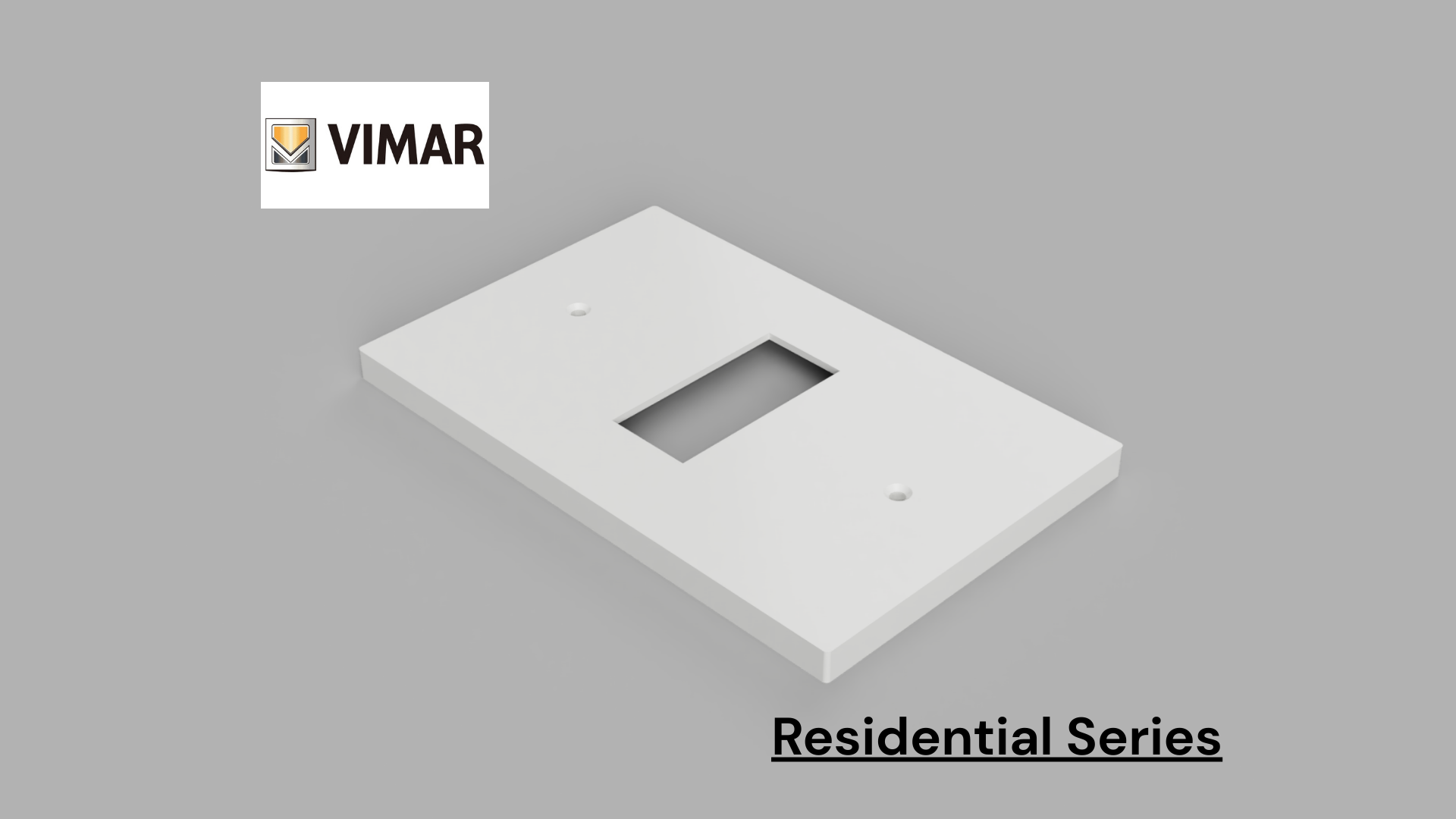 Socket plate for Vimar residential series