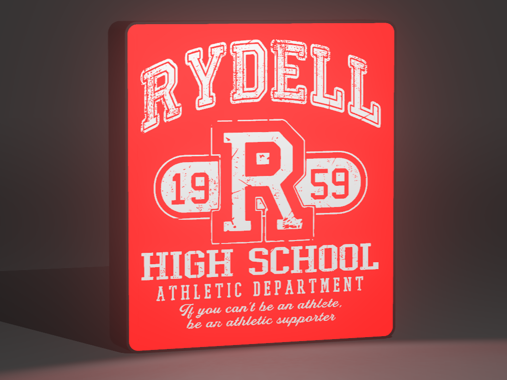 (Grease) Rydell High School Panel 1959 - Lightbox