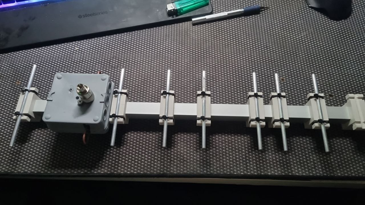 Yagi Element mounts for 5mm aluminium