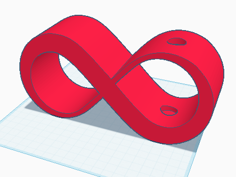 infinit stand for glass tube decor