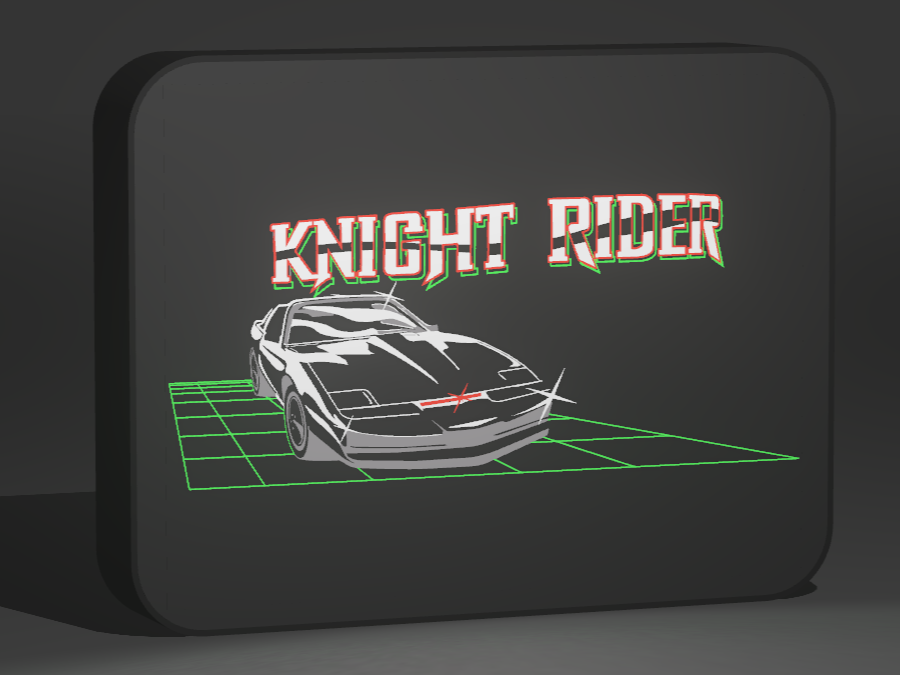 Lightbox - 90'S Retro K.I.T.T (Knight Rider)
