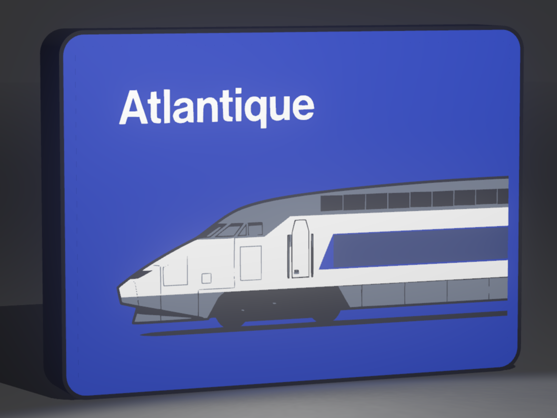 Lightbox - TGV Atlantique (SNCF)