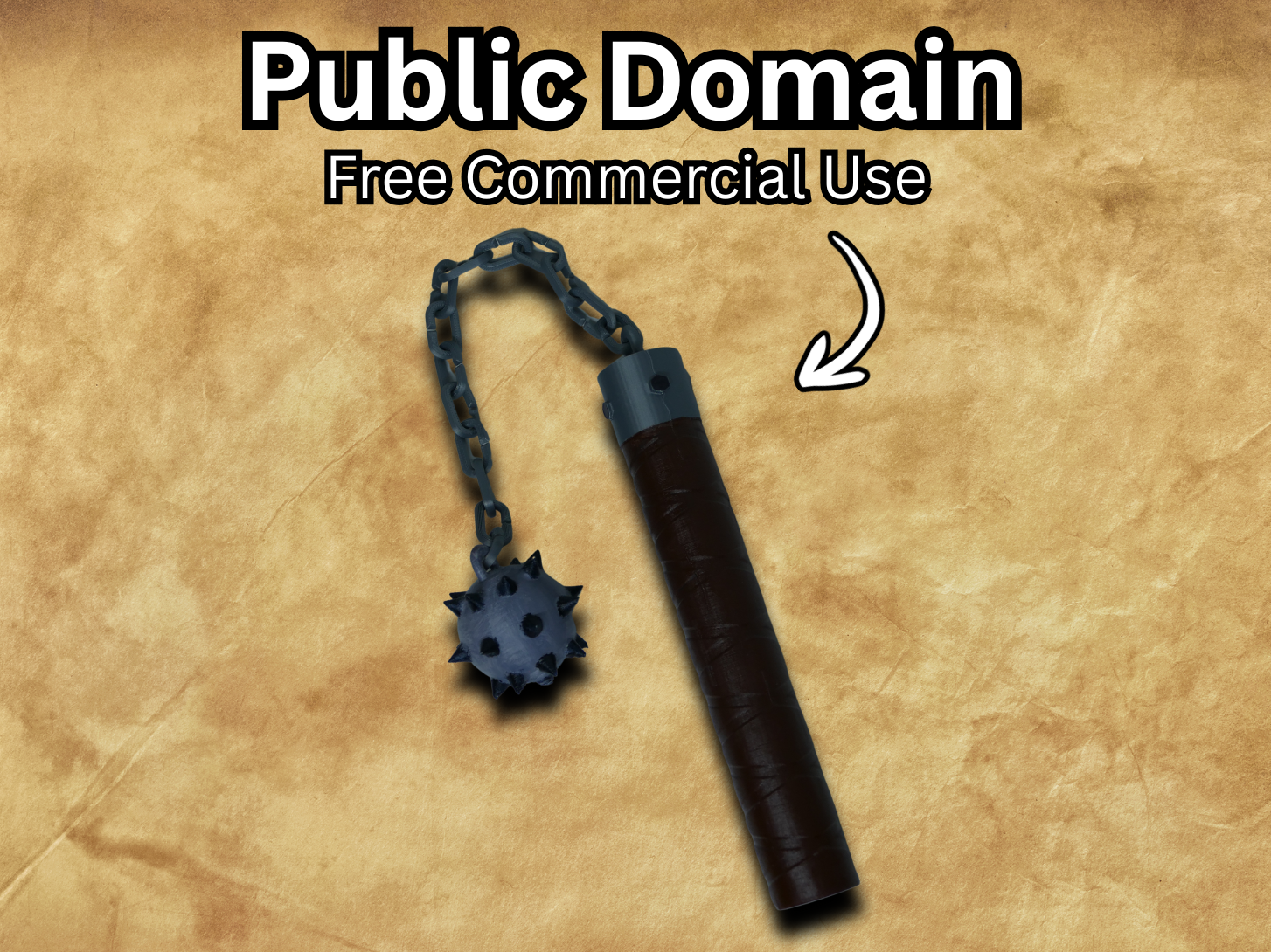 Prop Medieval Flail – Display / Cosplay Model