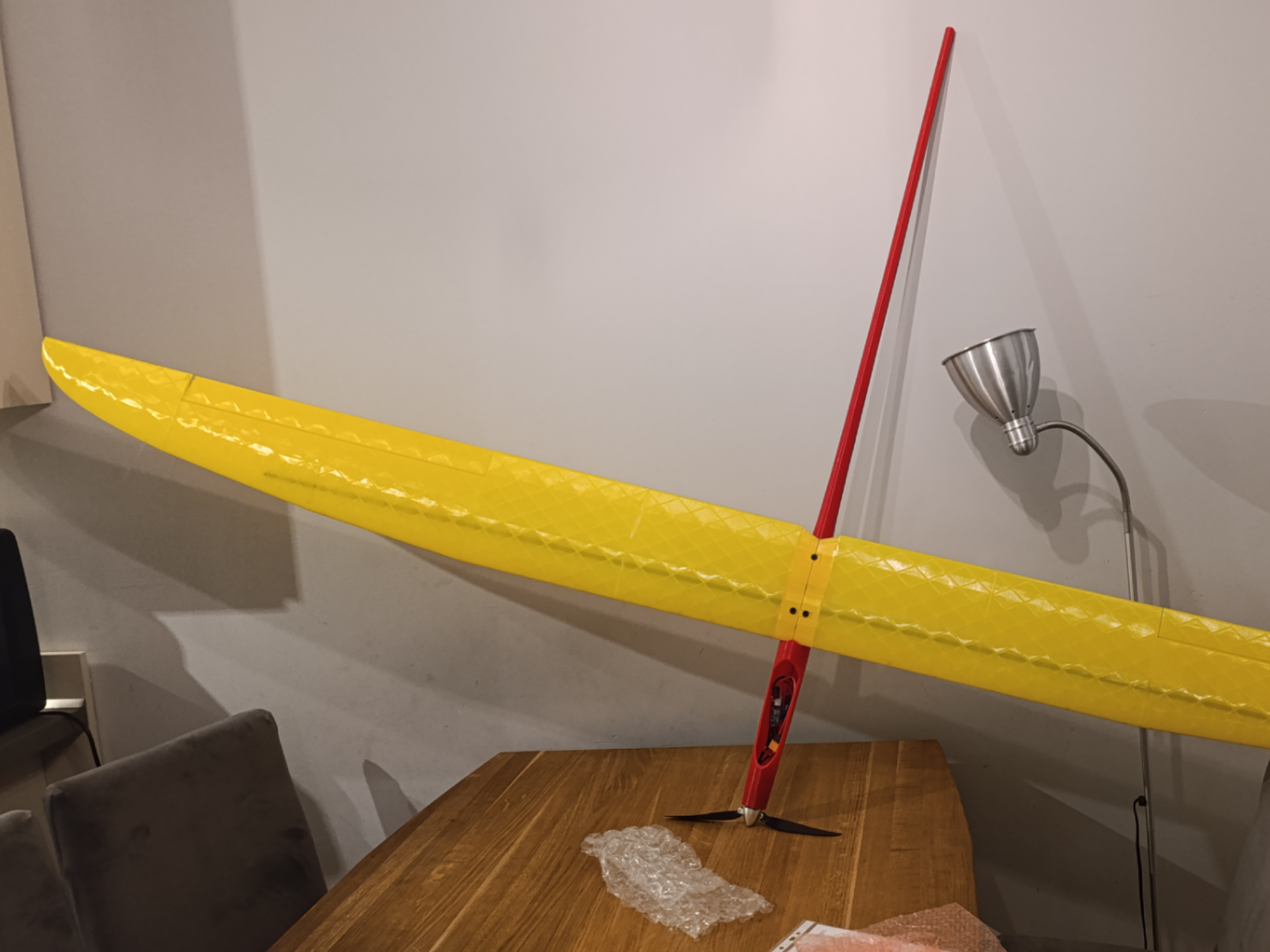 RC glider wing