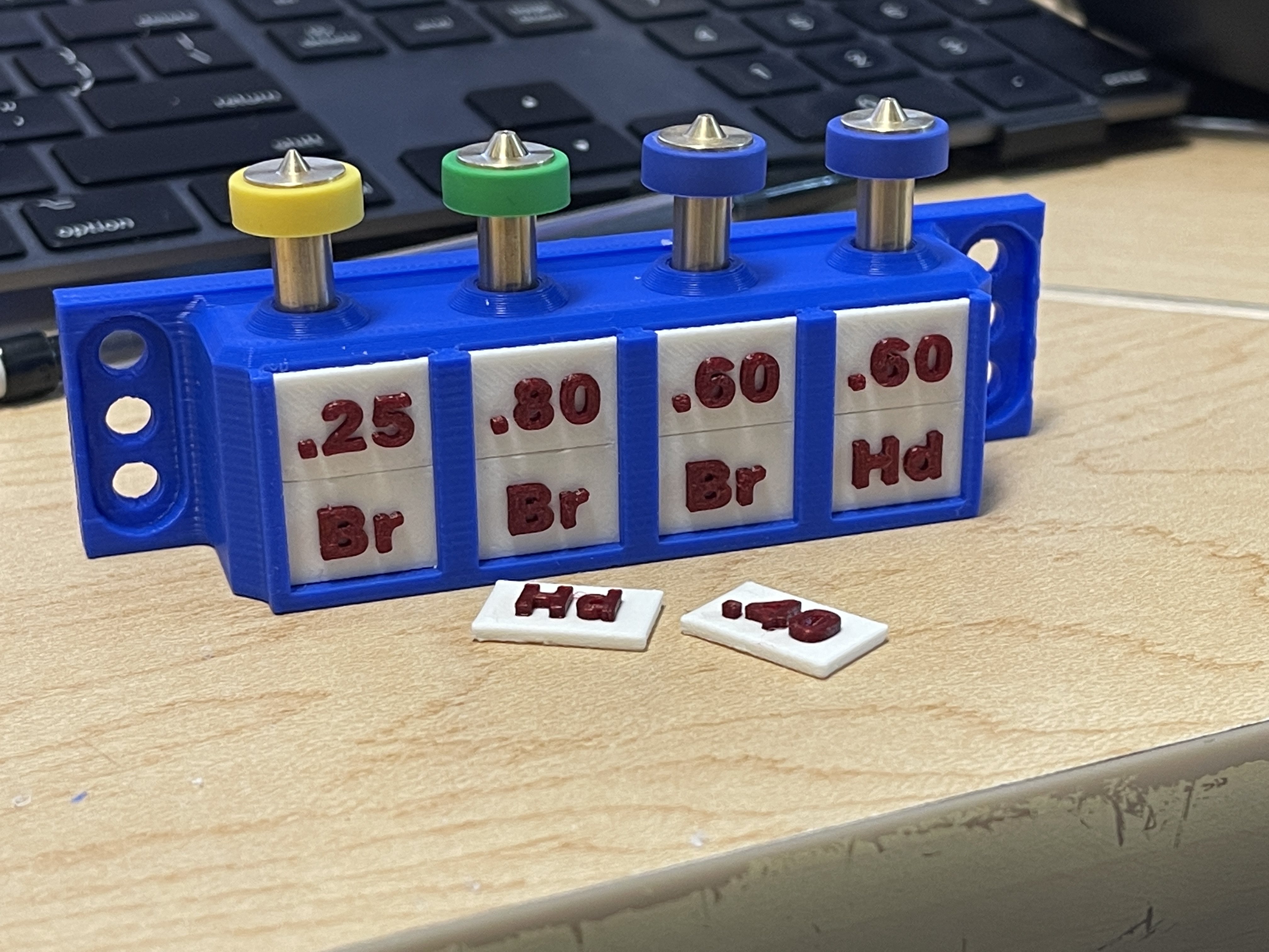 E3D Revo Nozzle Holder w/ID Tiles - Extrusion Mnt