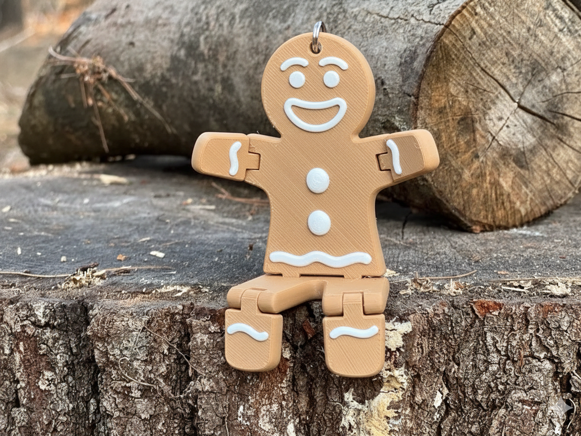 gingerbread keychain