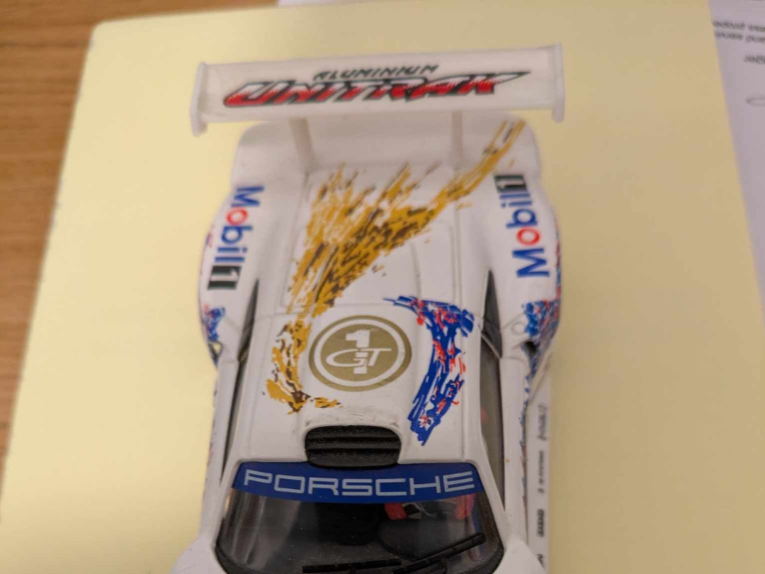 Porsche 911 GT1 Slot Car Replacement Spoiler