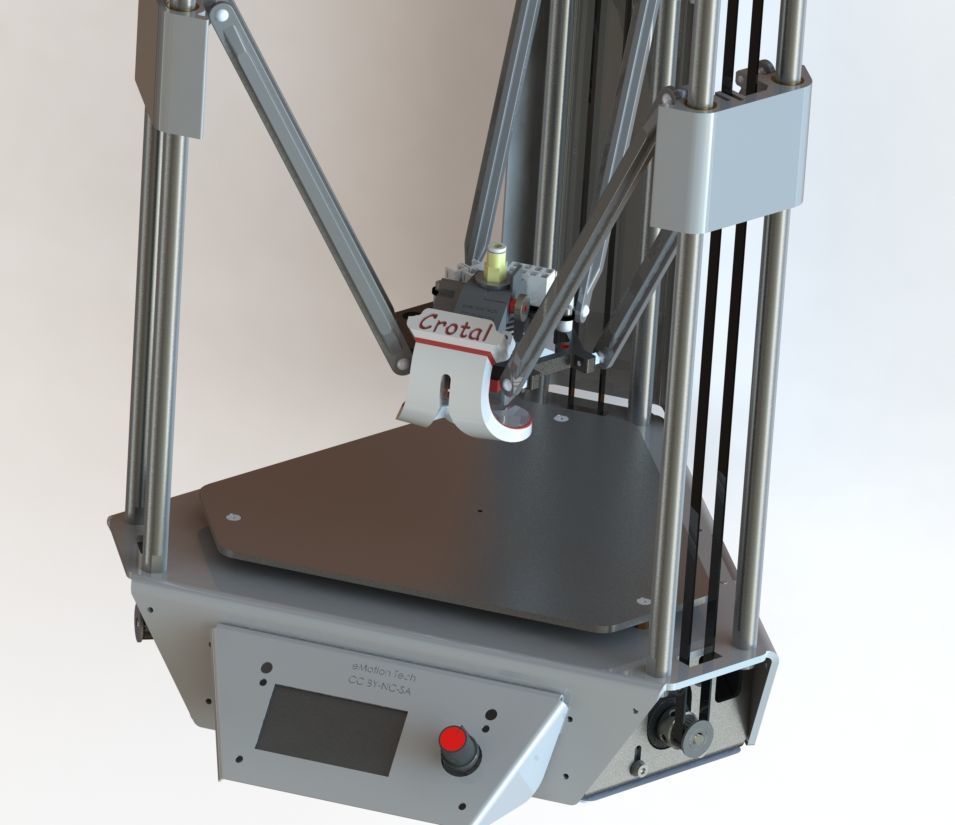 Crotal Micro Delta Rework E3D V6 fan duct