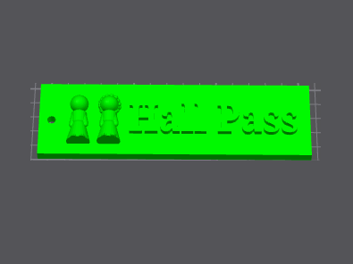 B/G Hall Pass