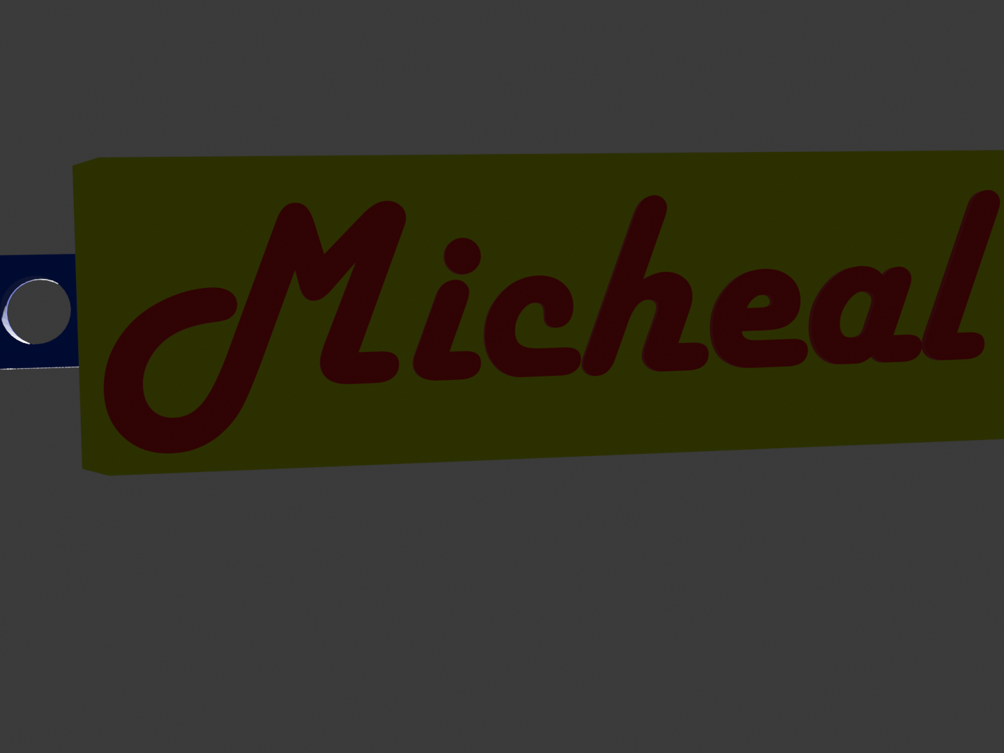 Micheal keychain