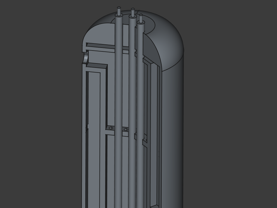 Nuclear reactor + nuclear reactor holder