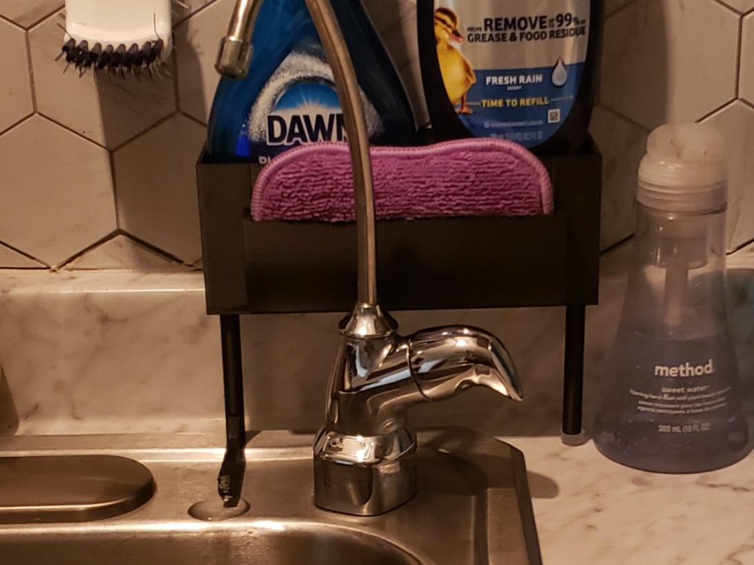Dawn Bottle Holder/ Sponge Holder with Drain