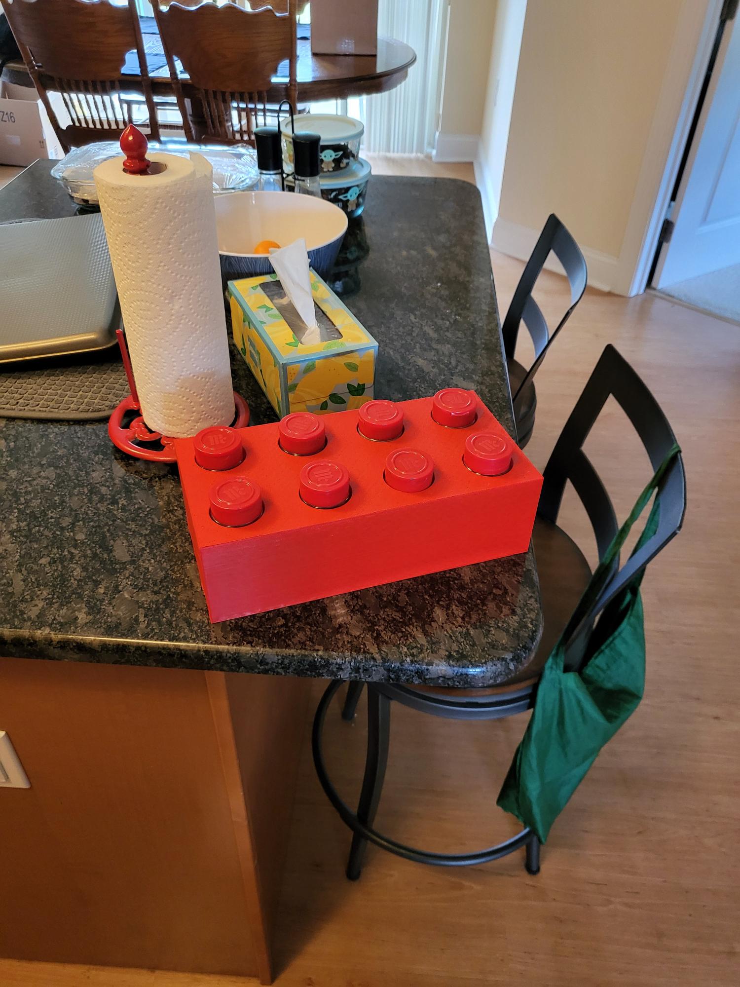 Toy Brick Storage for McCormick Spice Jars