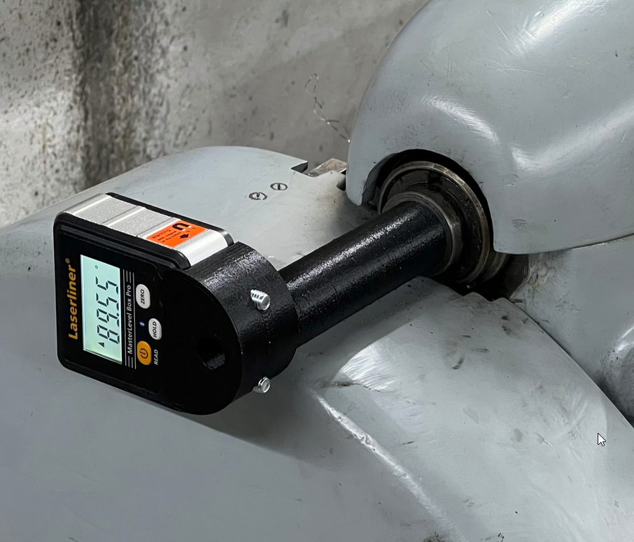 Weiler LZ280 Lathe Angular measurement adapter