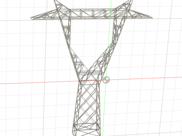 Kočka stožár VVN / High voltage electric pylon cat