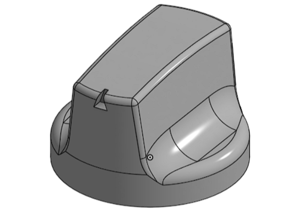 Tapón o mando de un Horno Teka