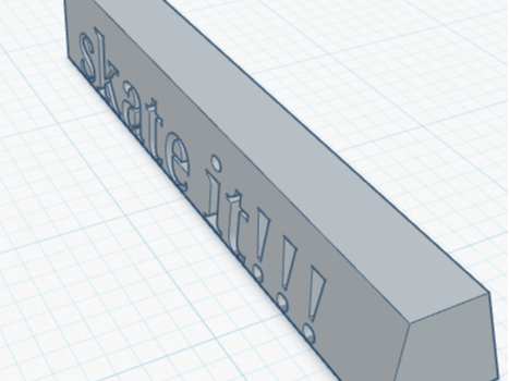 a cool curb for teckdecks