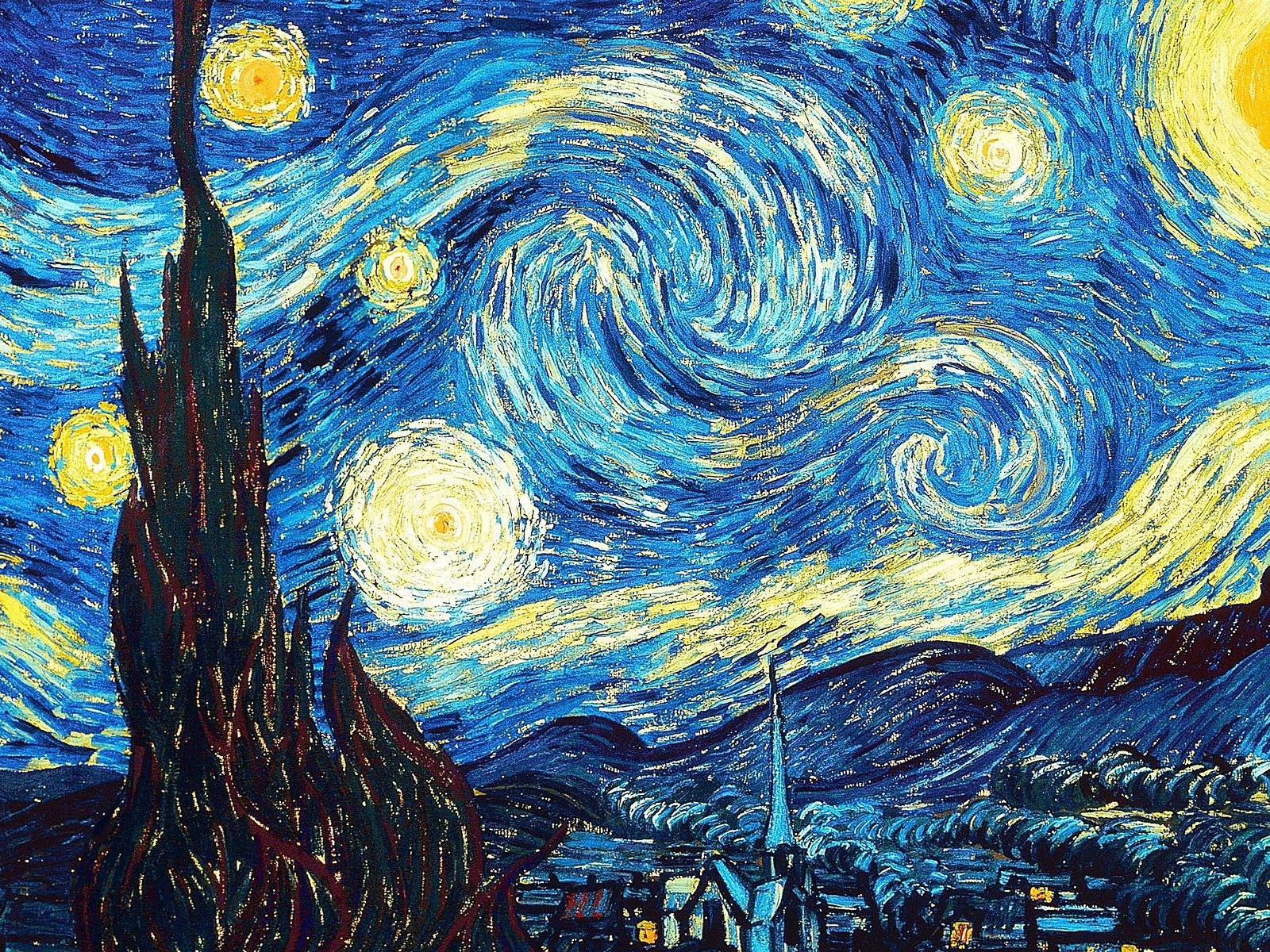 Van Gogh Starry Night Hueforge