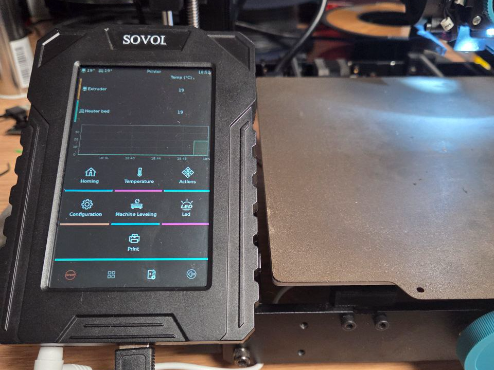 Sovol SV06 klipper screen mount