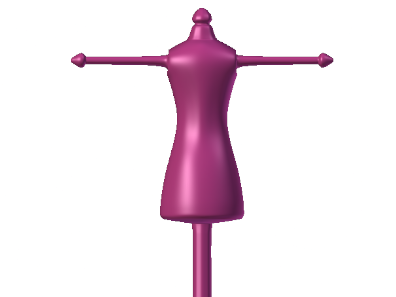 Jewelry Mannequin Display Stand For Necklaces