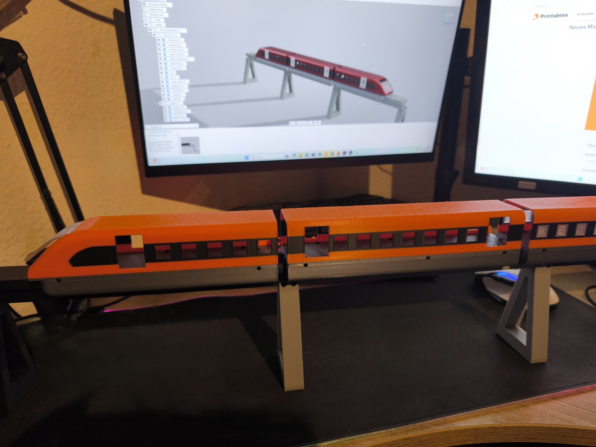 Transrapid scale model – work in progress
