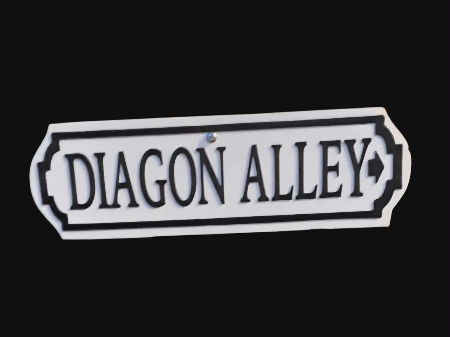 Diagon Alley Harry Potter road sign